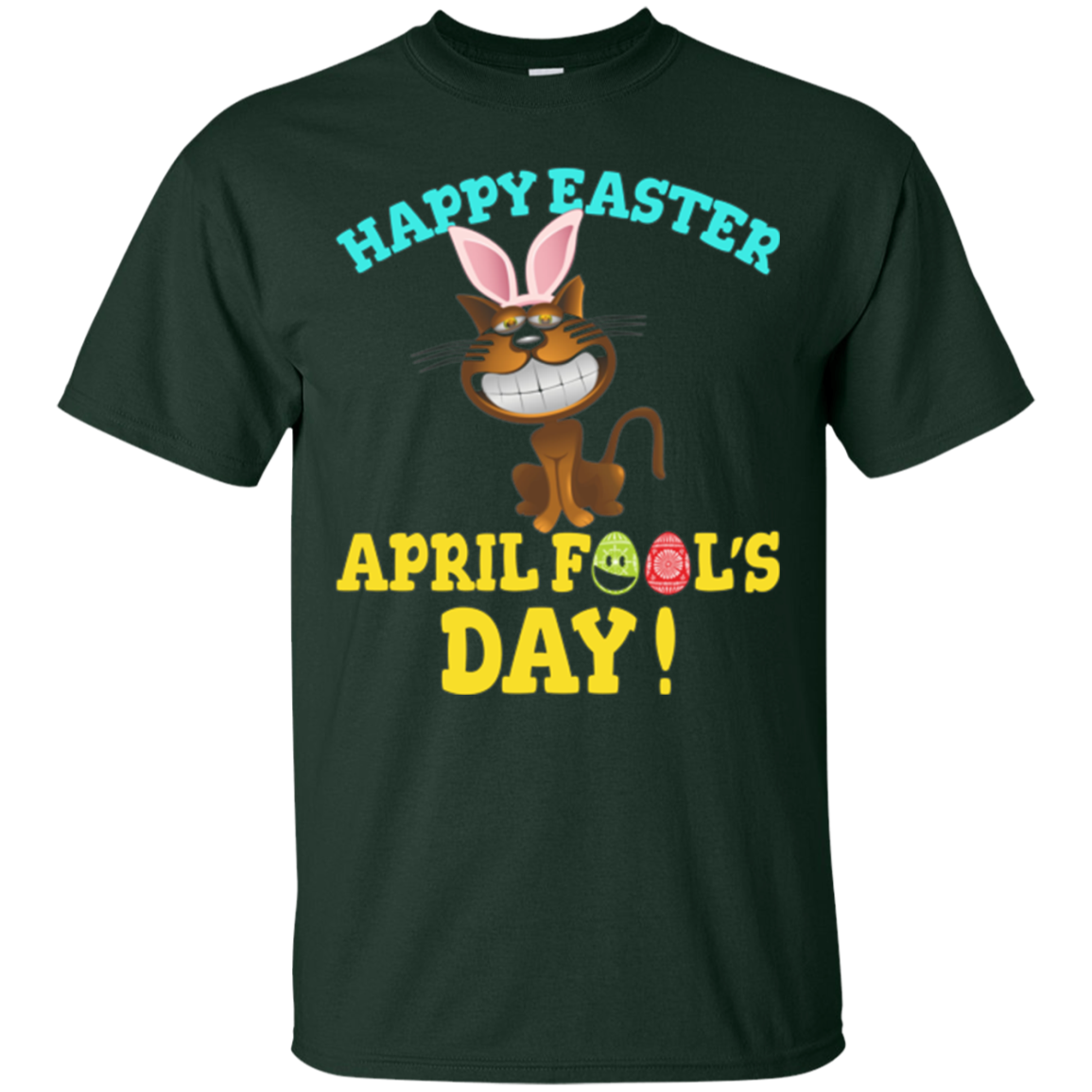 Funny happy Easter April fool's day cats T-shirts Tees