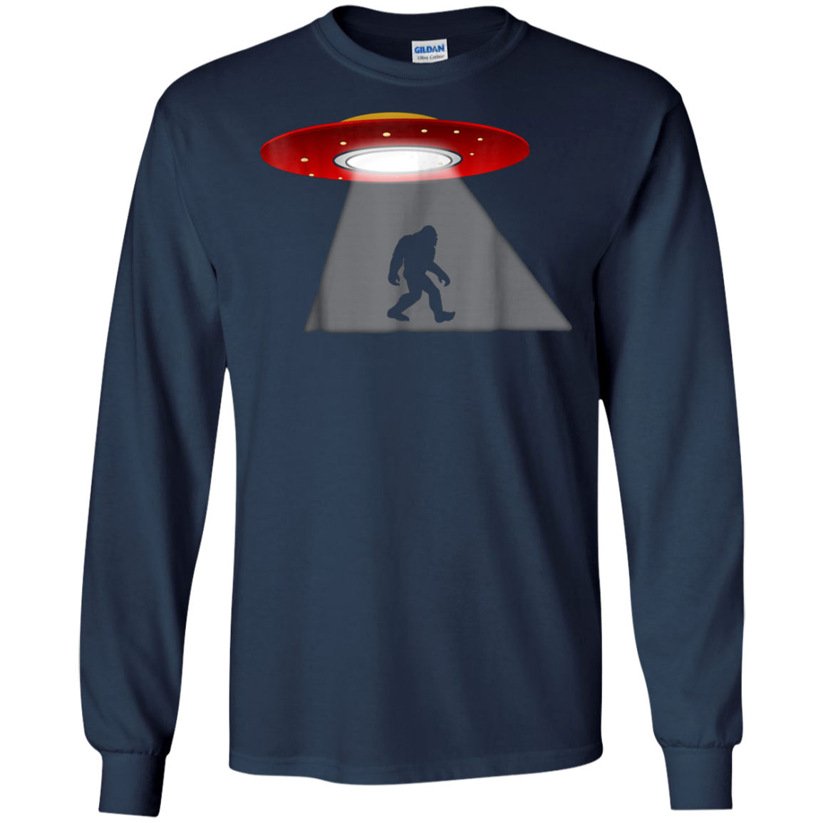 Alien Big Foot Abduction Funny Gift Idea Shirt