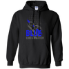 Image of Adult Blue Live Matter Thin Blue Line Support Police T-Shirt