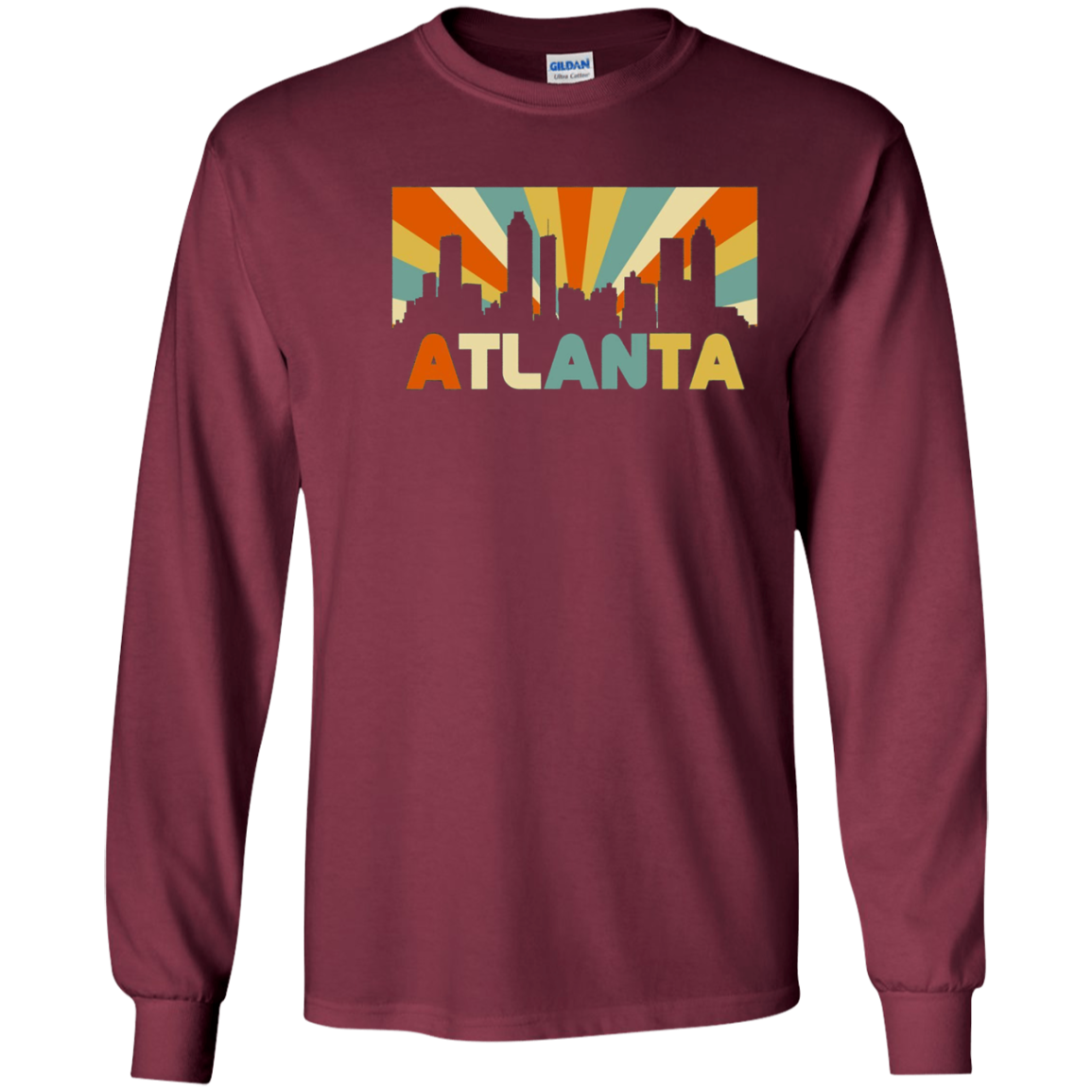 Atlanta City Retro Vintage T-Shirt Atlanta Disco 70s Georgia