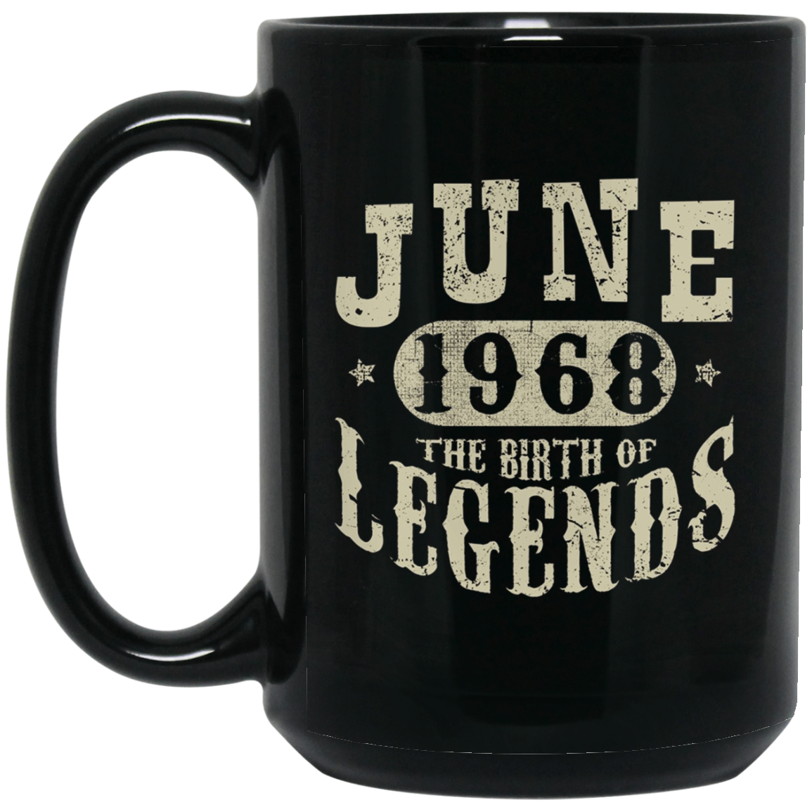 50 Years Old 50th Birthday June 1968 Birth of Legend T-Shirt