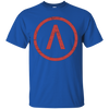 Image of Ancient Greece Spartan Lambda Distressed T-Shirt