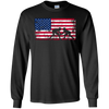 Image of American Flag Wrestling T-shirt Wrestling Gift