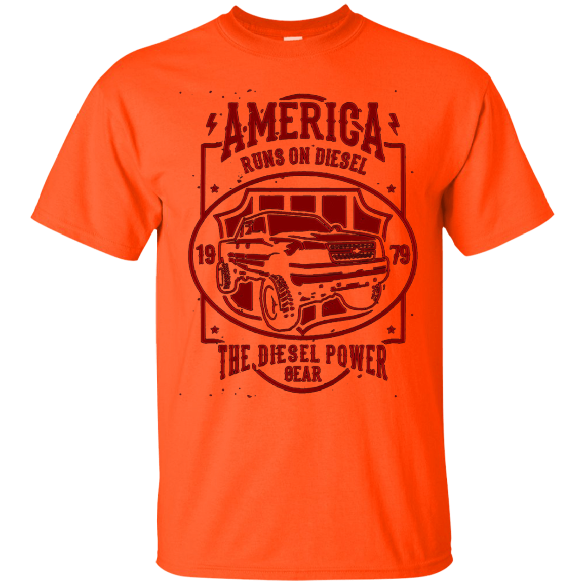 T-shirt American Run On Diesel