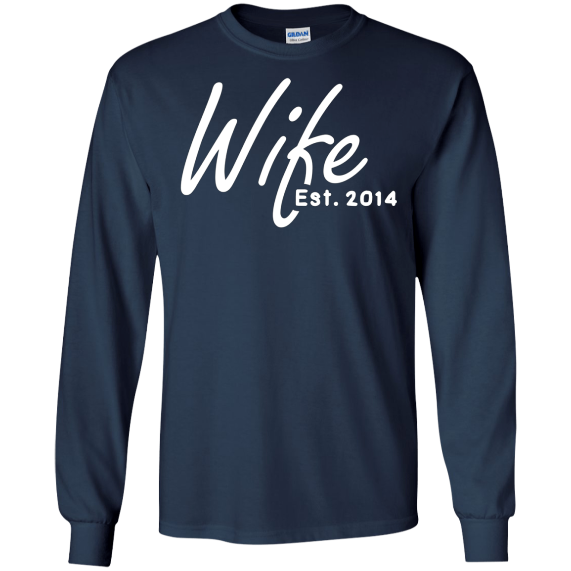 4th Wedding Anniversary Gift For Her - Wife Est 2014 Shirt