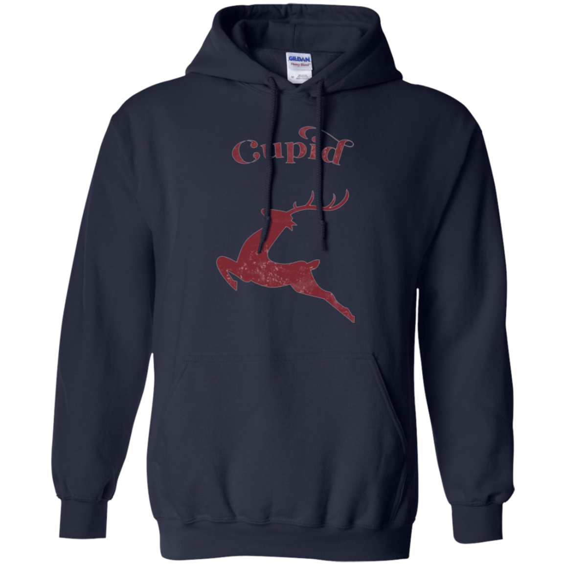 Santa Reindeer T-Shirt of Cupid