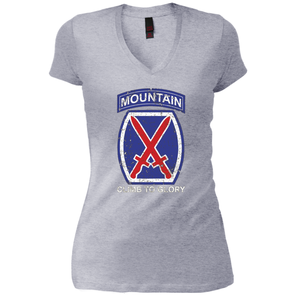 10th Mountain Division T Shirt Climb To Glory - 20324