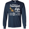 Image of Without A Trumpet Life Would Be Flat Musician T-Shirt