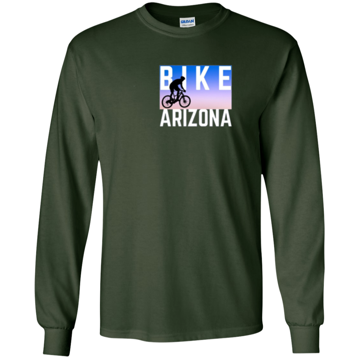 Bike Arizona T-Shirt, Cycling in AZ Bikers Shirt