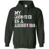 Image of Alzheimer's Awareness Tshirt For Godmother Purple Ribbon Tee