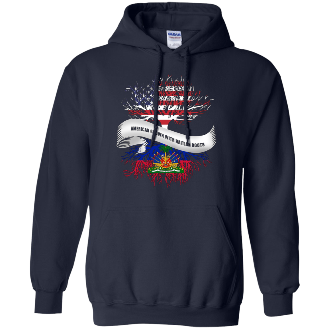 American Grown With Haitian Roots T-Shirt Haiti Tee