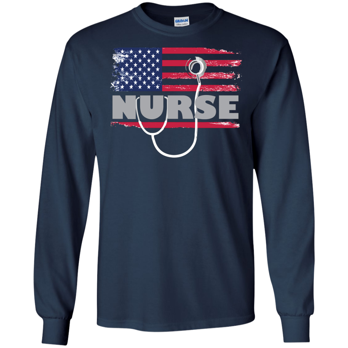 American Flag Nurse 2018 T-Shirt
