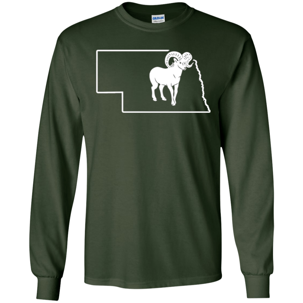 Bighorn Sheep Art Shirt Nebraska Bighorn Sheep Hunting