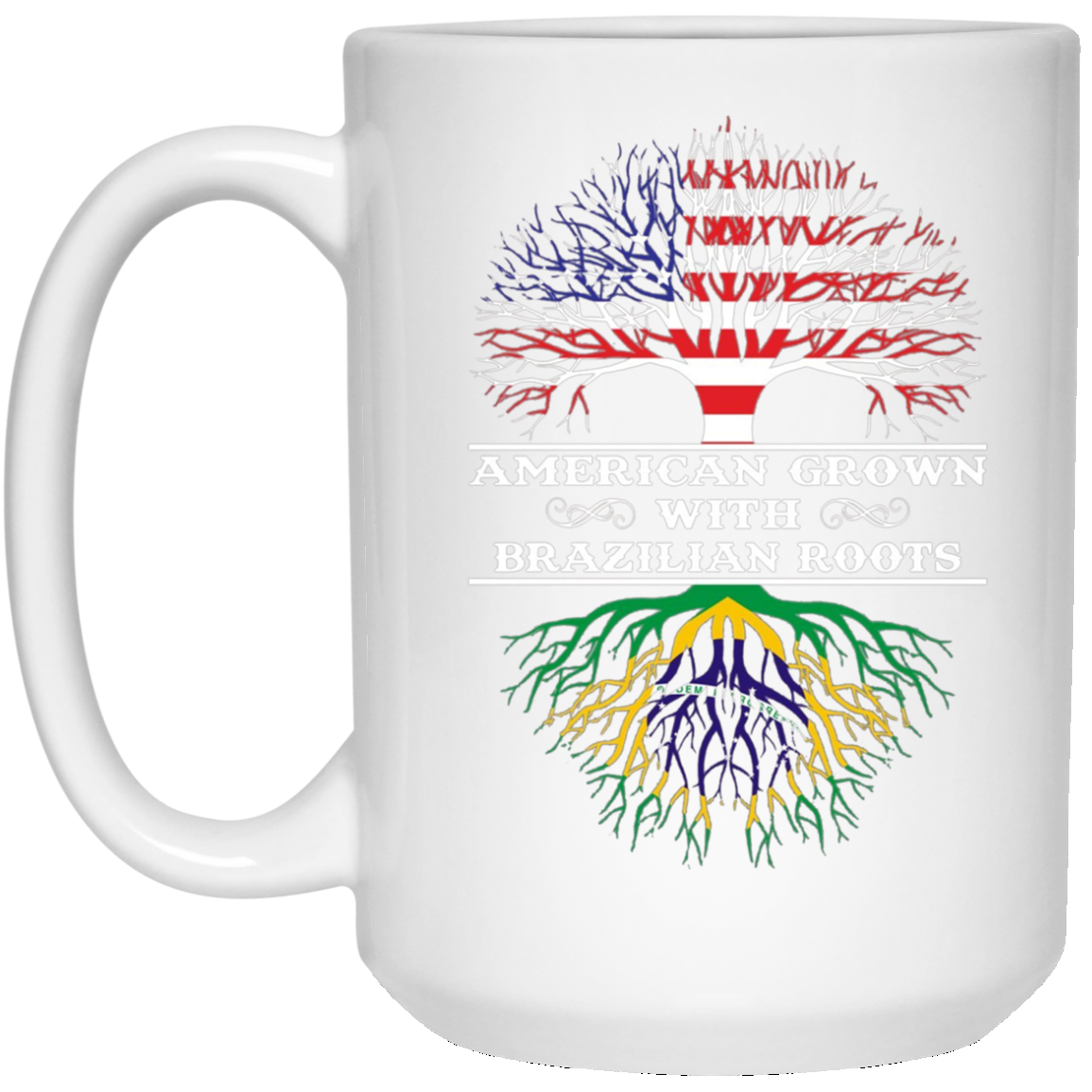 American Grown With Brazilian Roots Tee Shirt