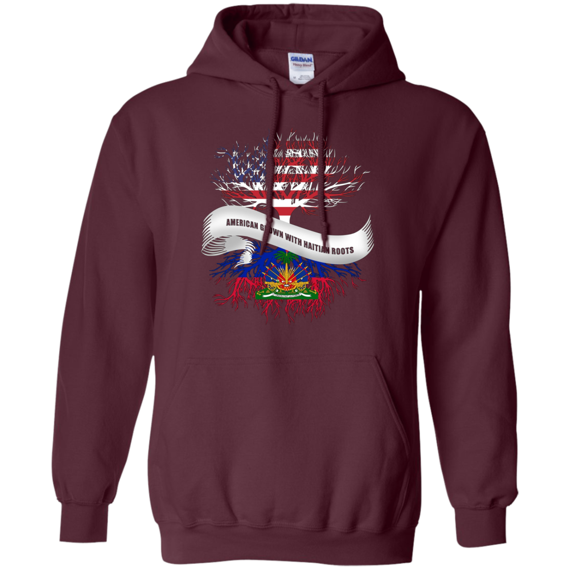 American Grown With Haitian Roots T-Shirt Haiti Tee