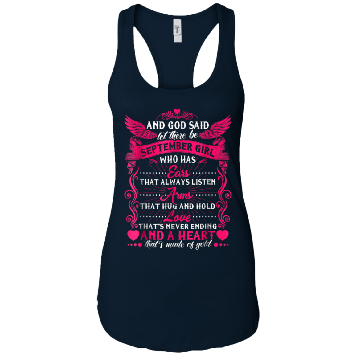 And God Said Let There Be September Girl T-shirt