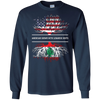 Image of American Grown With Lebanese Roots T-Shirt Lebanon Tee
