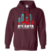 Image of Atlanta T Shirt Funny Atlanta Georgia Skyline Souvenir Tee