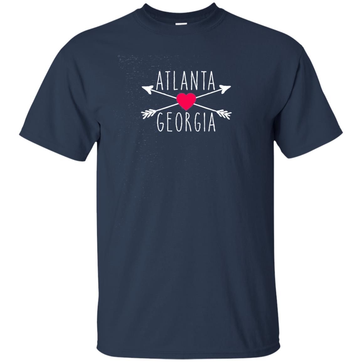 Atlanta GA Hearts and Arrows Tshirt by Scarebaby