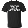 Image of Sarcastic Bitcoin T-shirt BTC is the new Gold