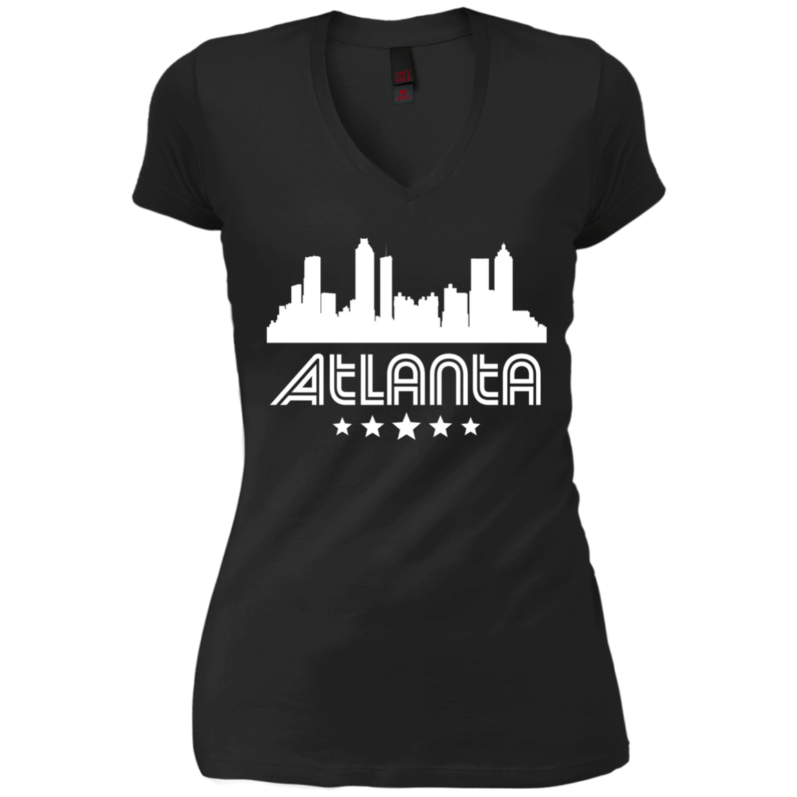 Atlanta Georgia Skyline Retro Style T-Shirt