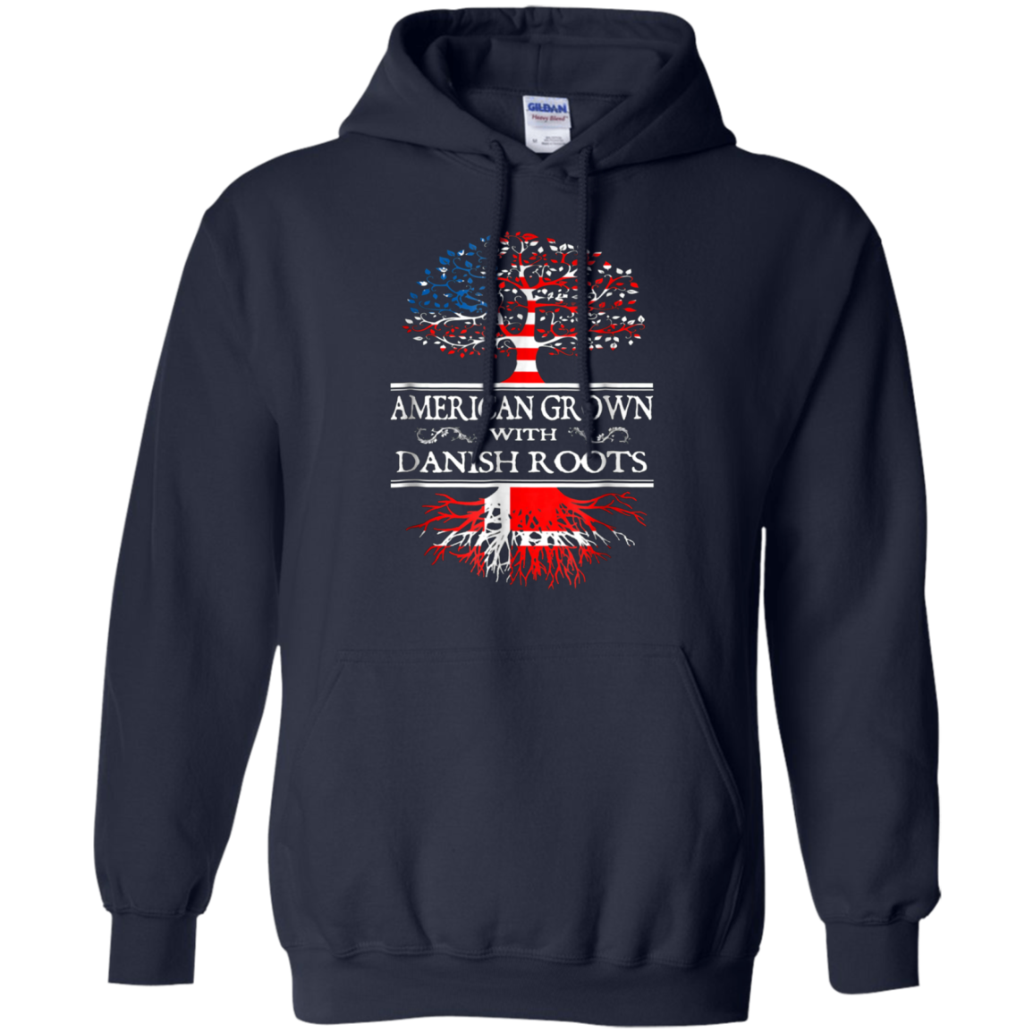 American Grown With Danish Roots T Shirt