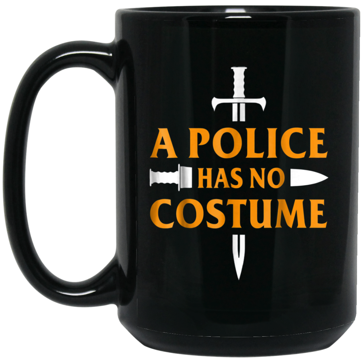 A Police Has No Costume Funny Halloween T-Shirt