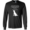 Image of Along Came My Lab Long Sleeve T-Shirt For Dog Lovers