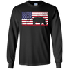Image of American Flag Rhino Rhinoceros Conservation T-Shirt Gift