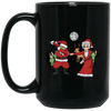 Image of Santa Dabbing Tshirt Mrs. Claus Flossing Shirt