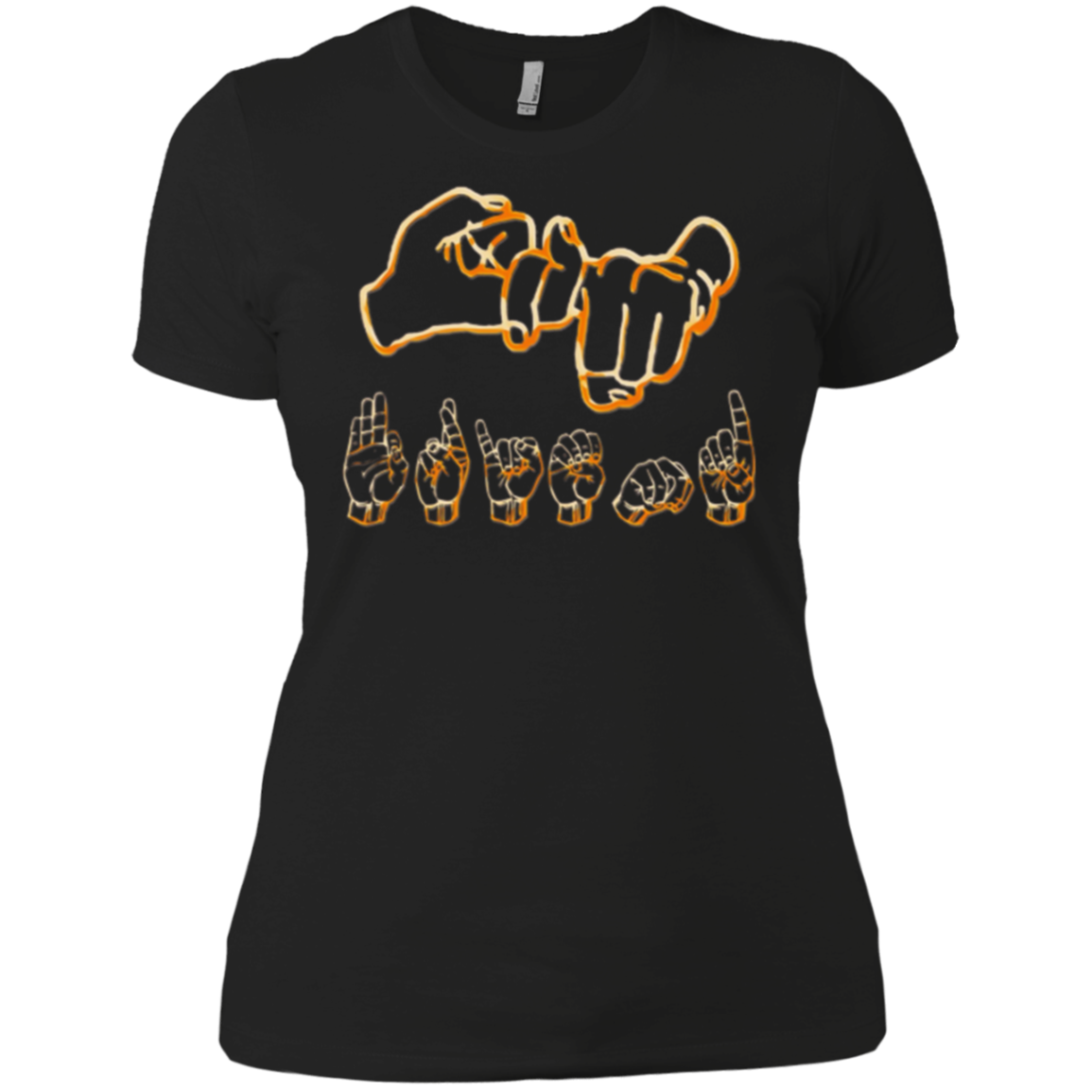 American Sign Language Friend T shirt