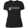 Image of Aloha Vintage Retro Style TShirt Hawaii Beach Vacation Gift