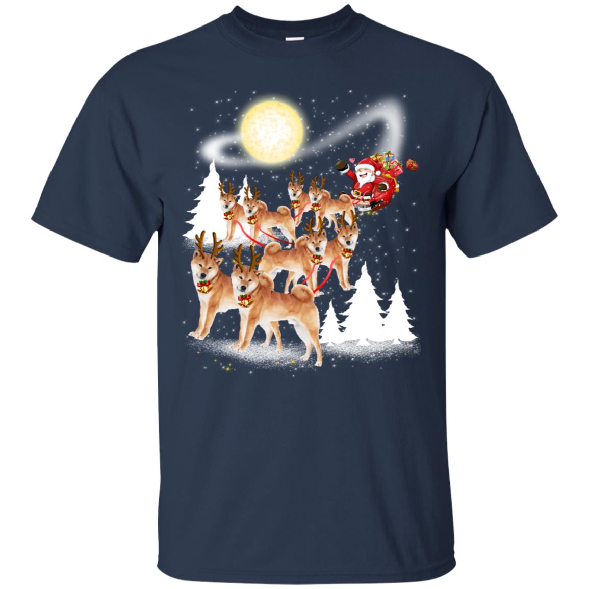 Akita Dog Merry Christmas T Shirt