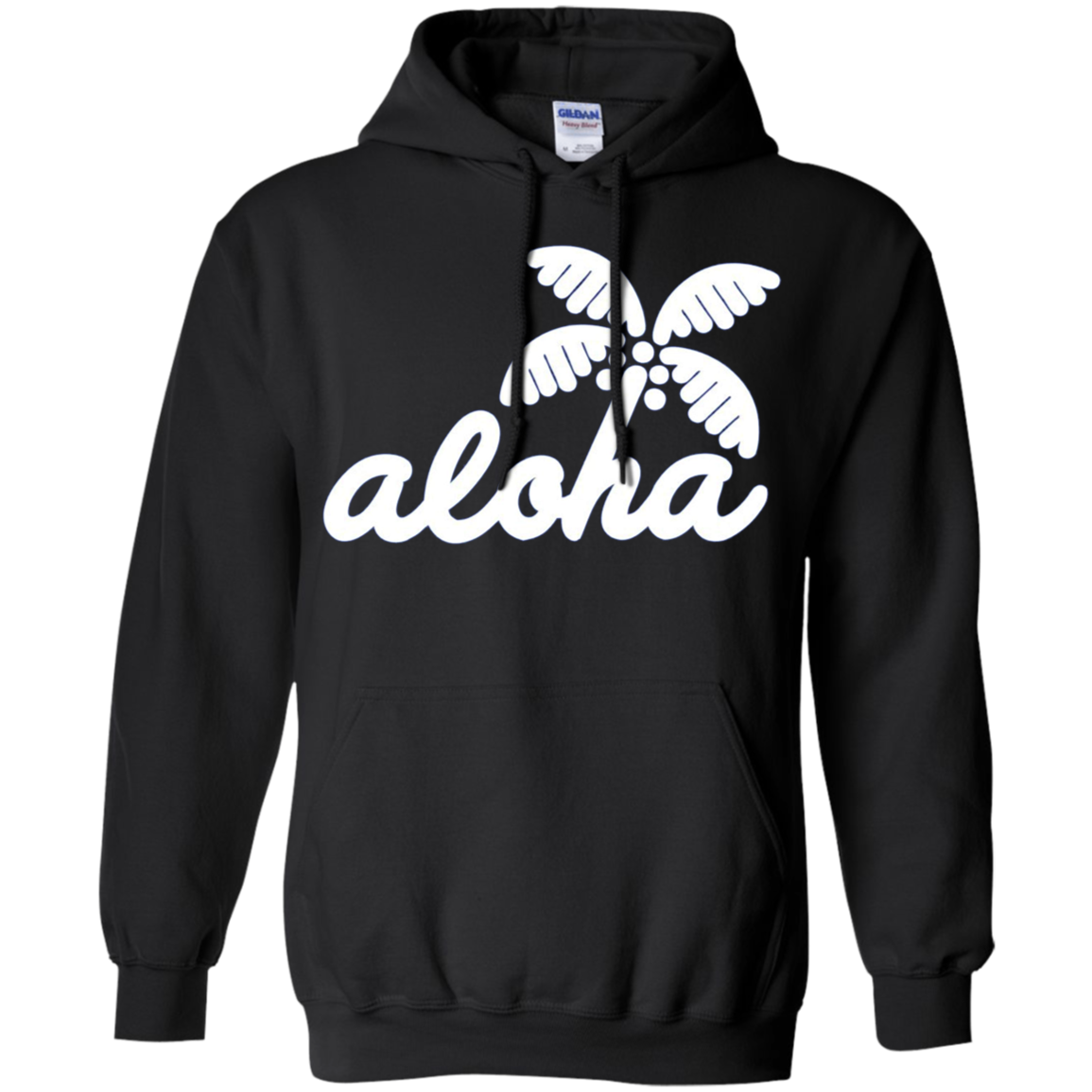 Aloha Palm Tree Simple Long Sleeve T-shirt
