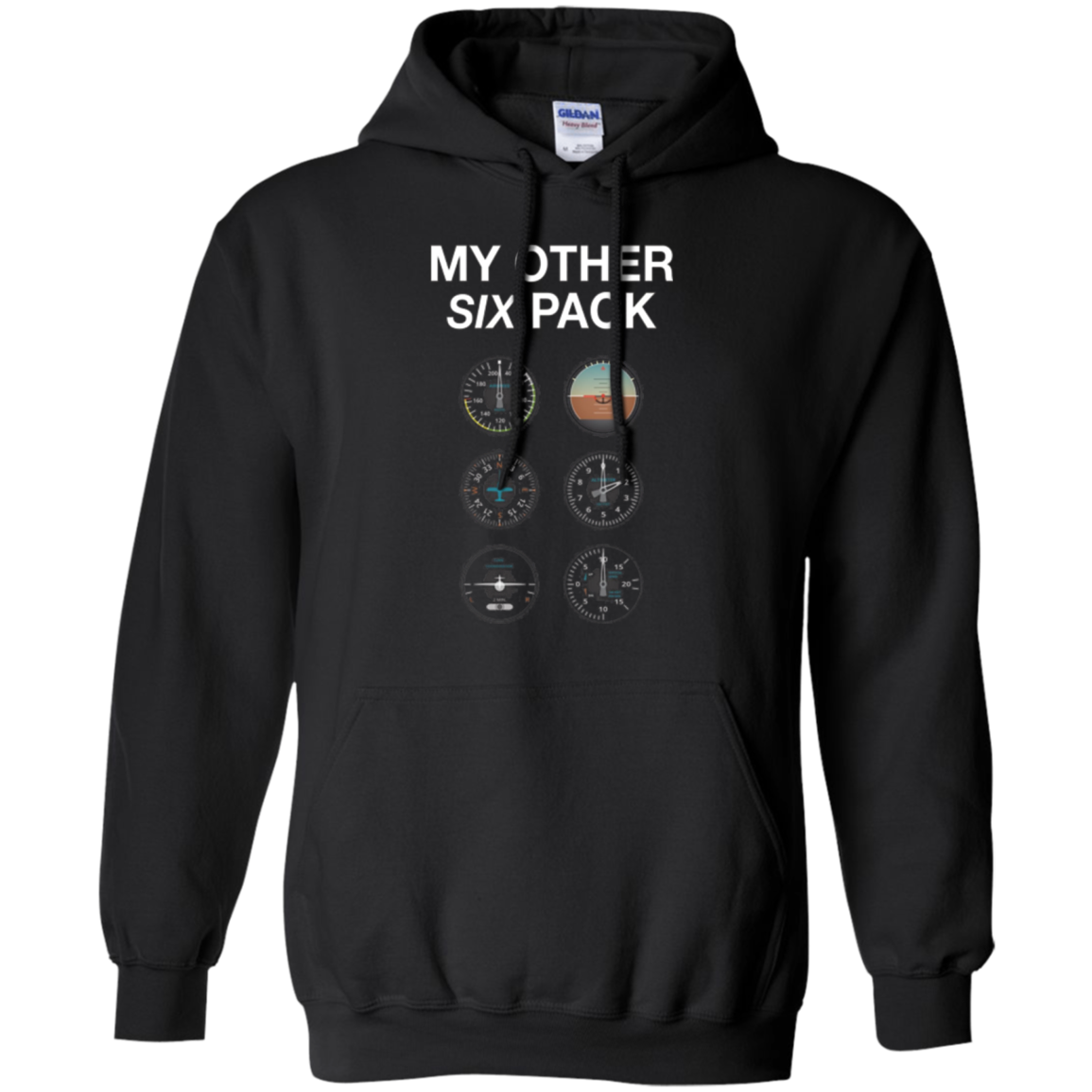 My Other Six Pack Funny Pilot T-Shirt