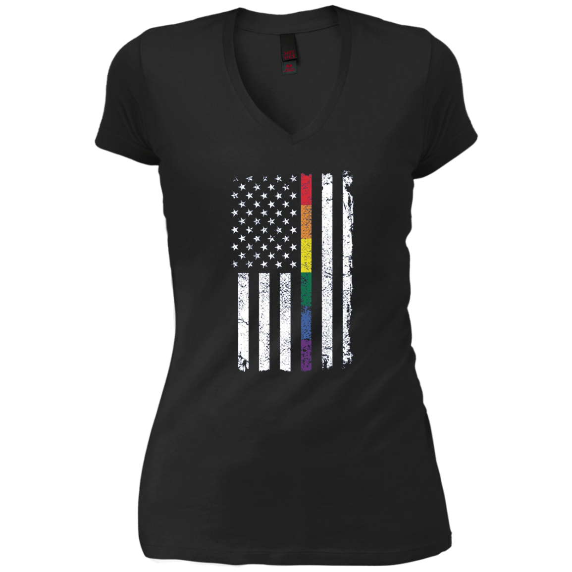 American LGBT Pride LGBTQ Supporter Long Sleeve Tshirt