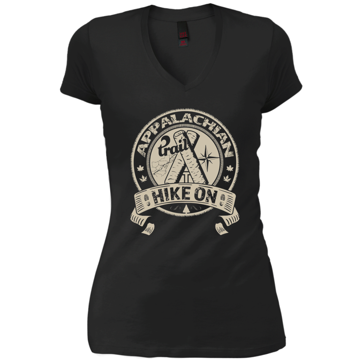 Vite de sentier des Appalaches sur l'aventure de randonnée de la carte T-Shirt