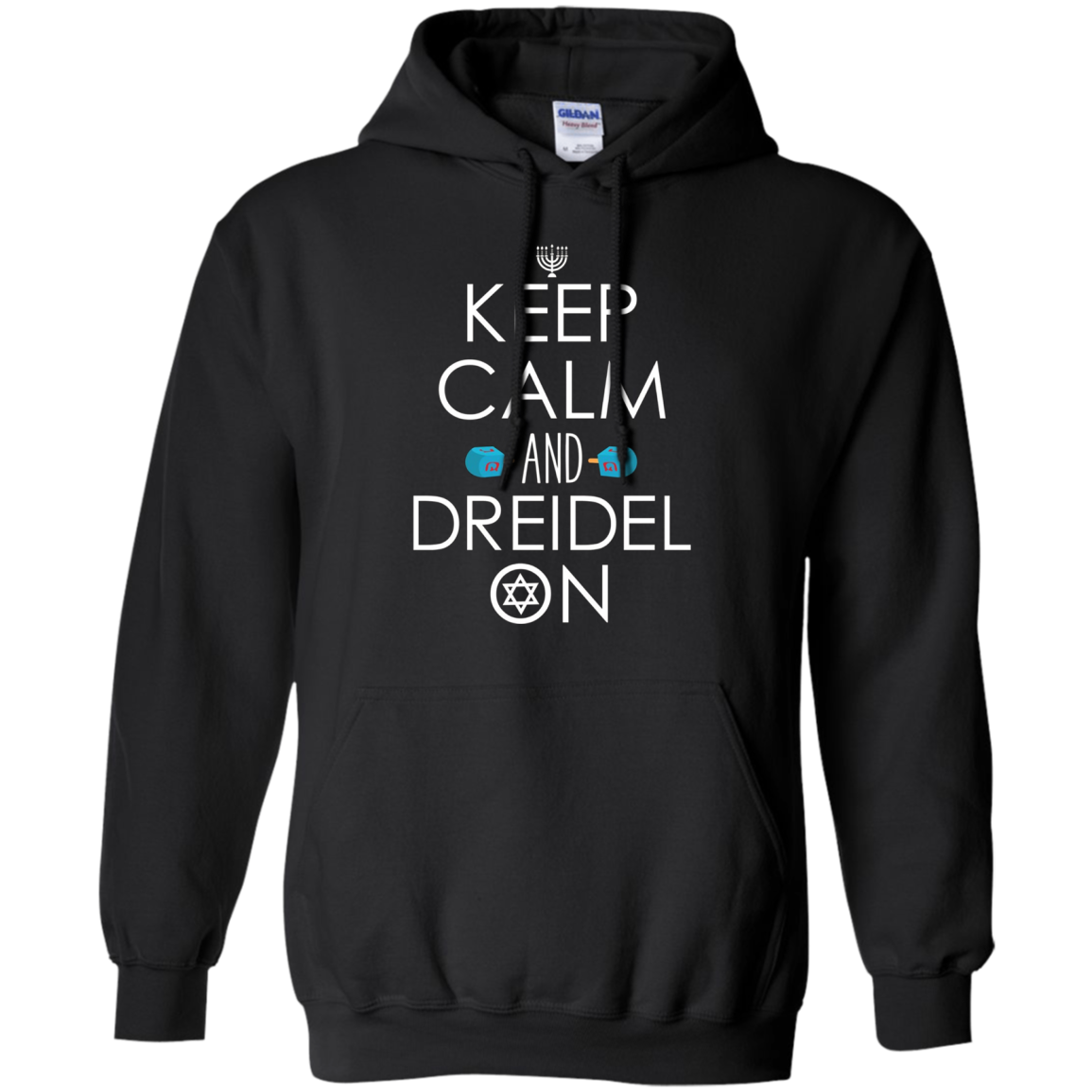 Funny Hanukkah Gift Ideas - Keep Calm and Dreidel On T-Shirt