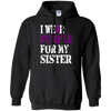 Image of Alzheimer's Awareness T-shirt I Wear Purple For My Sister