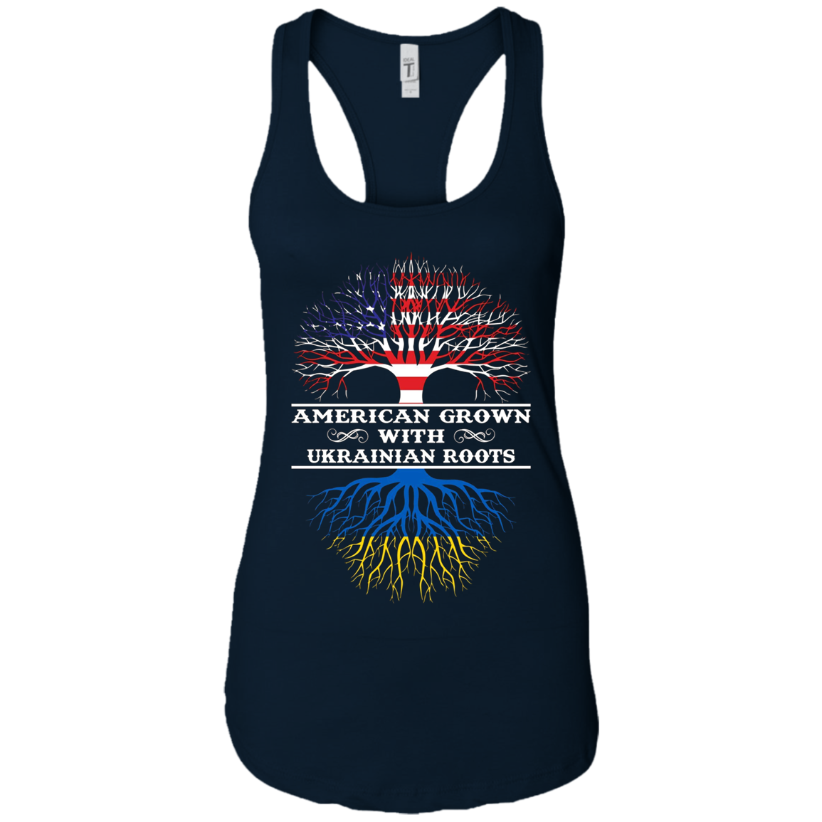 American Grown With UKRAINIAN Roots Tee Shirt