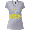 Image of Adult Nurse T-Shirt Am Bat Nurse I Work The Night Shift Shirt