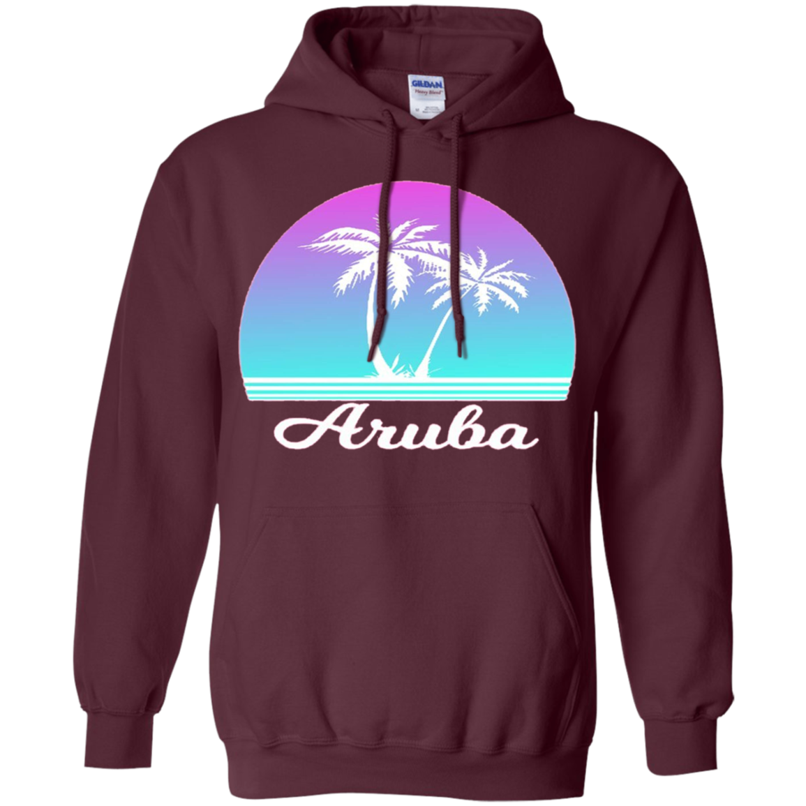 Aruba Souvenir TShirt Tropical Palm Tree Beach Travel Gift