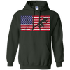 Image of American Flag Runner Sprinter USA Patriotic T-Shirt Sport