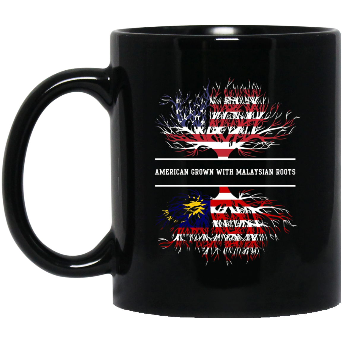 American Grown With Malaysian Roots T-Shirt Malaysia Tee