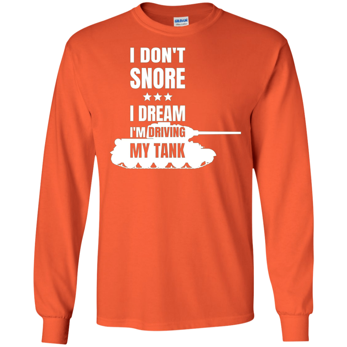 Army Tank Panzer Driver T-Shirt Snore Snoring Funny Quote