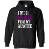 Image of Alzheimer's Awareness T-shirt I Wear Purple For My Auntie