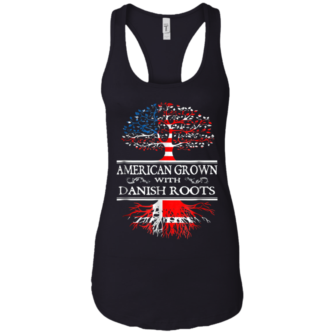 American Grown With Danish Roots T Shirt