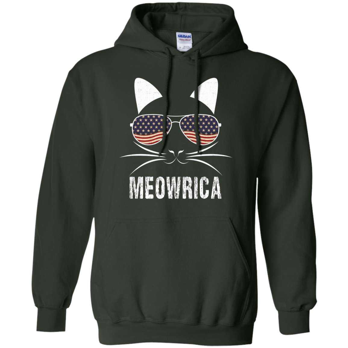 "Meowrica" Patriotic Cat T-Shirt