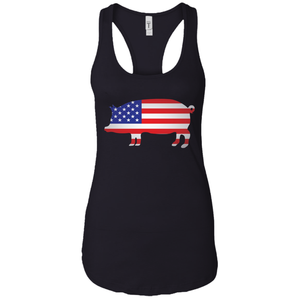 American Flag Pig Shirt 4th of July Independence Day Gift