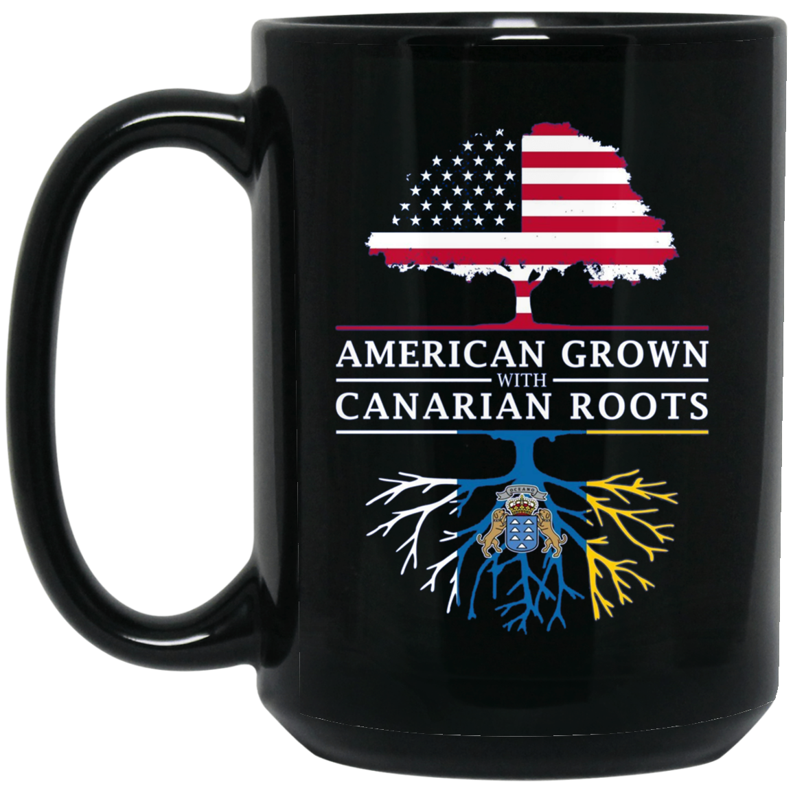 American Grown with Canarian Roots - Canary Islands Shirt